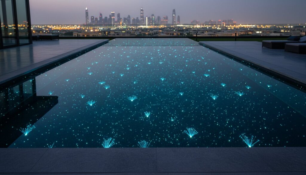 Safe Pool Lighting in Dubai: Myths vs. Fibre Optic Reality (2026 Guide)