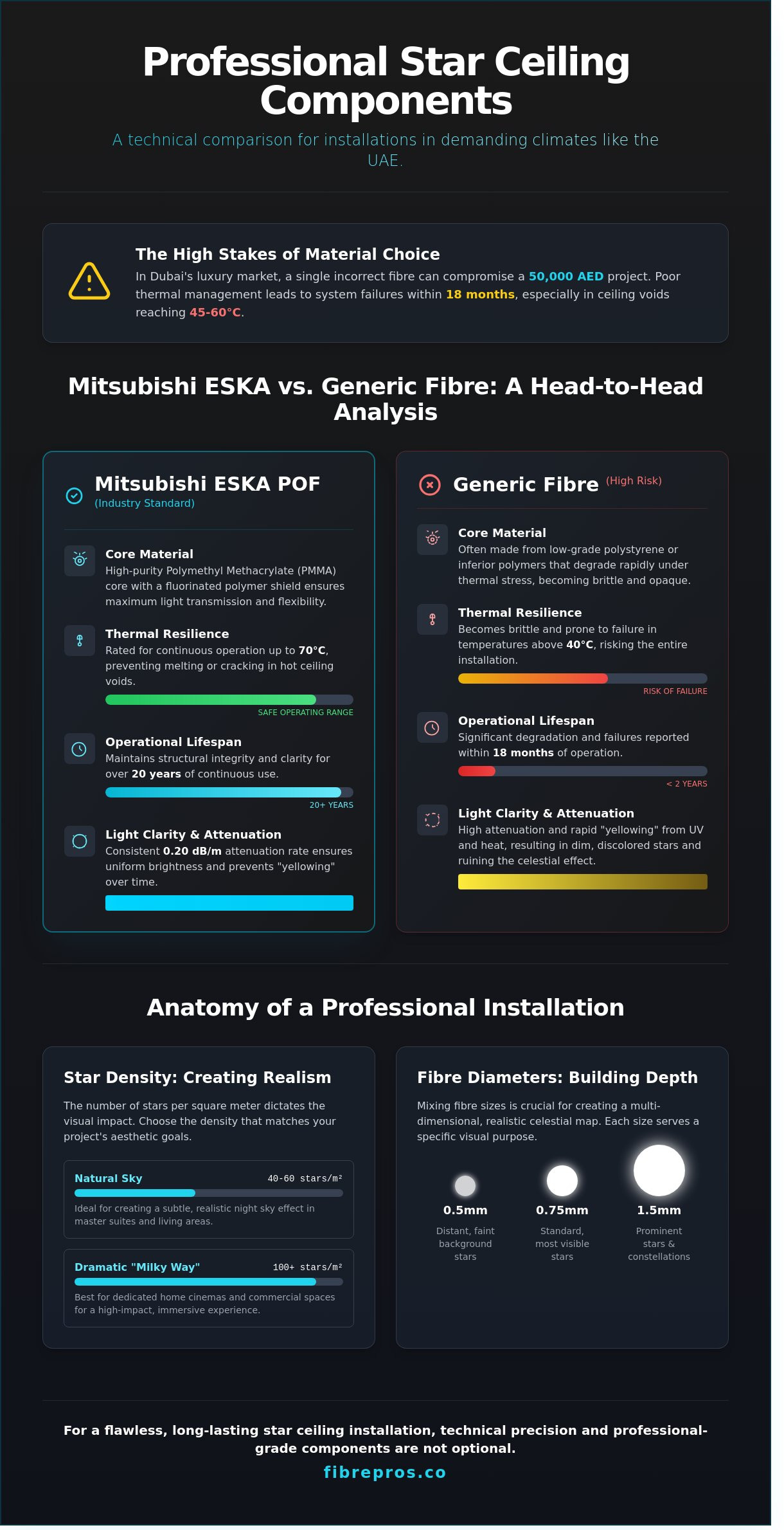 Star Ceiling Installation in Dubai: The Ultimate Professional Guide (2026)