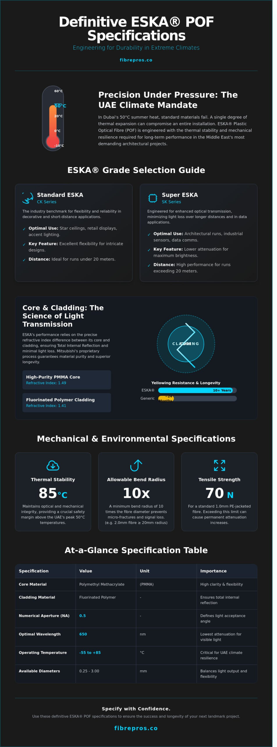 Mitsubishi ESKA POF Specifications: A Technical Guide for Dubai Projects