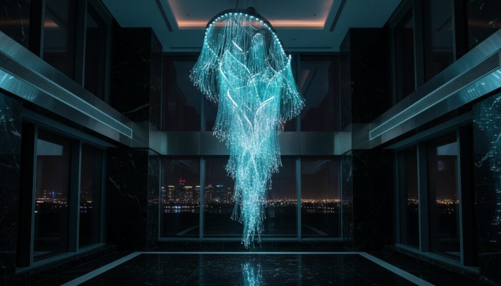 Custom Fibre Optic Chandelier Maker Dubai: Designing Bespoke Luxury Lighting