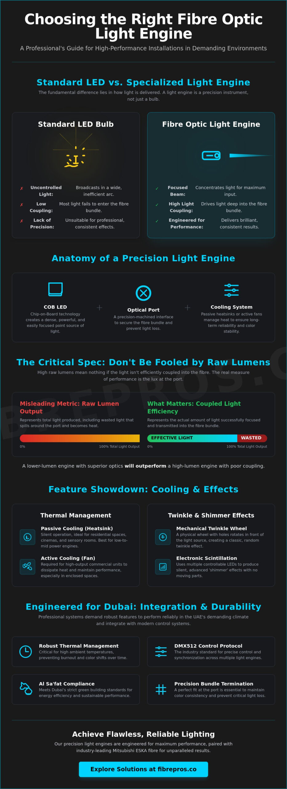 How to Choose the Right LED Illuminator for Fibre Optic Lighting
