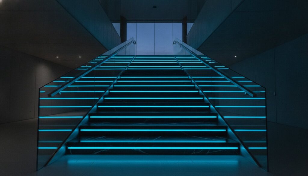 Side Glow Fibre for Staircase Lighting in Riyadh: The 2026 Architectural Guide